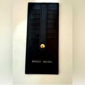 NWT Badgley Mischka Black Credit Card Holder BUY1GET1
